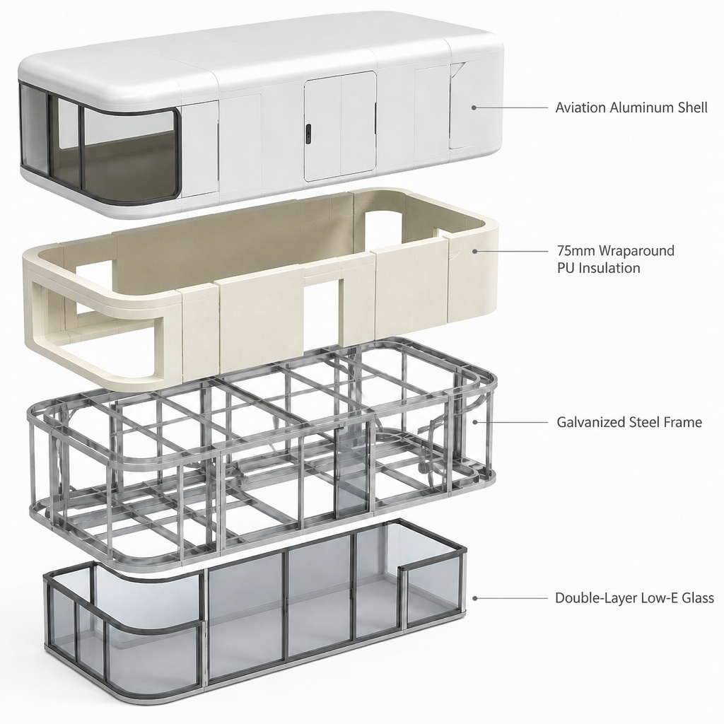 apple pod detail interior features