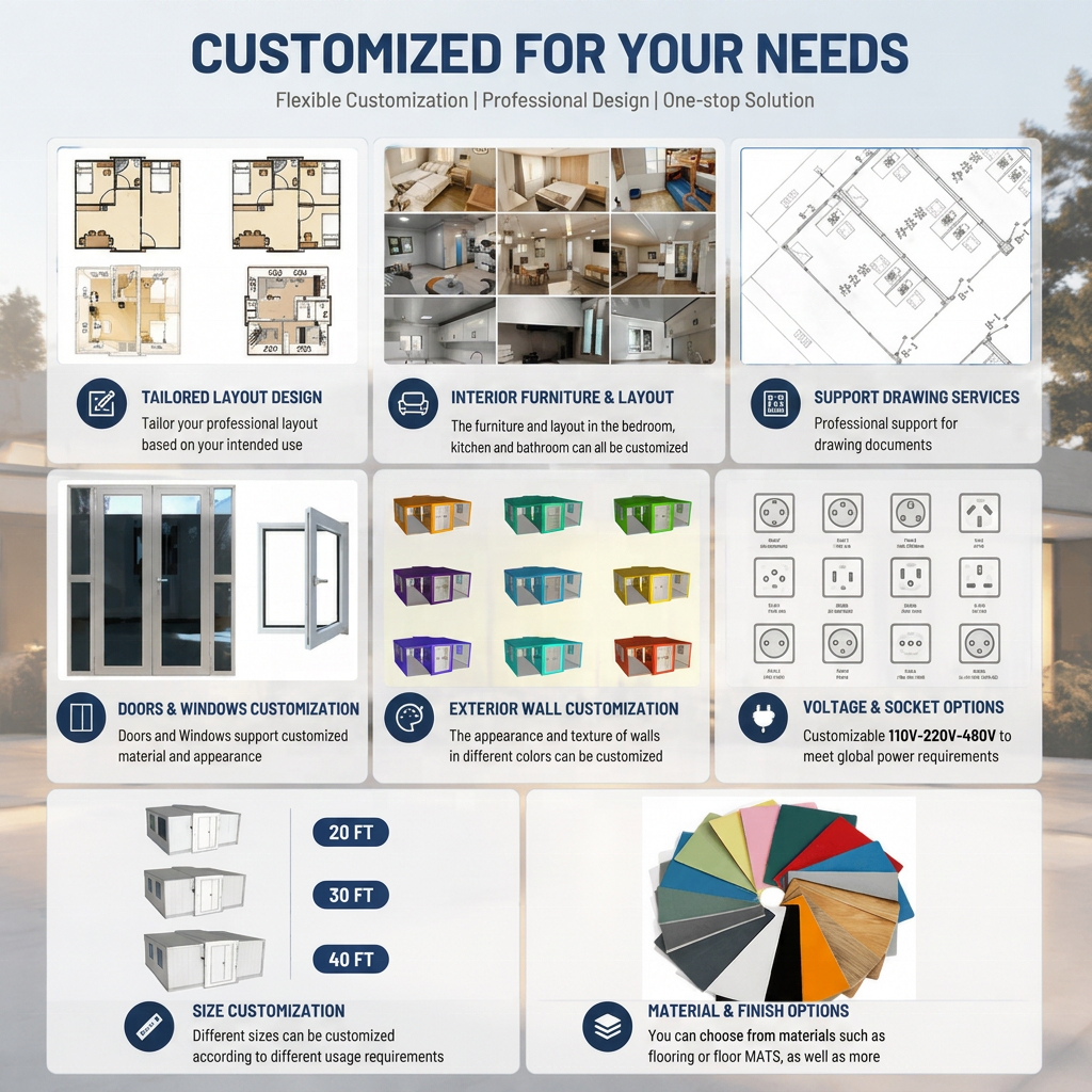 Expandable Folding Container House Render 4
