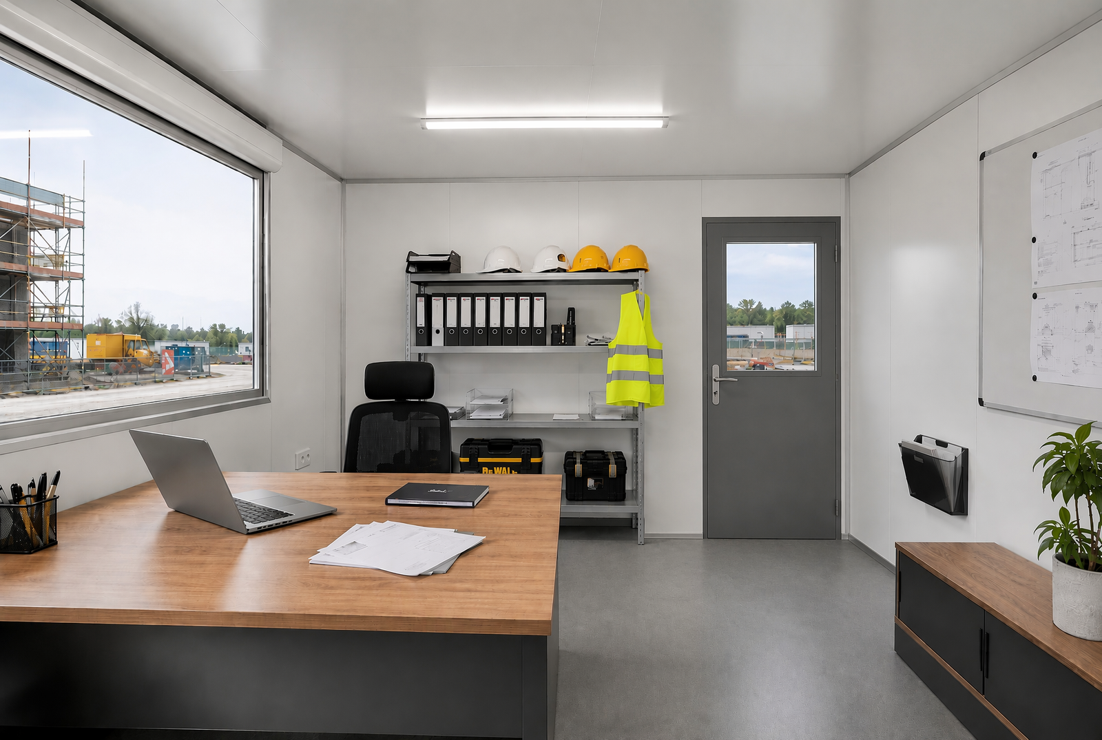 flat pack container detail floor plan